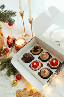 Box of 6 X'mas Cupcakes