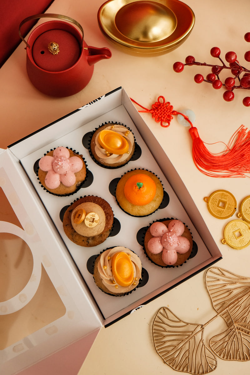 CNY Box of 6 Cupcakes