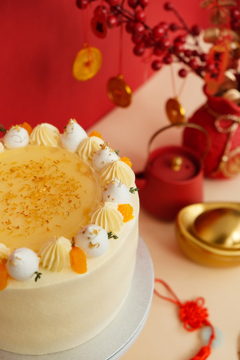 Japanese Mandarin Osmanthus Cotton Cake