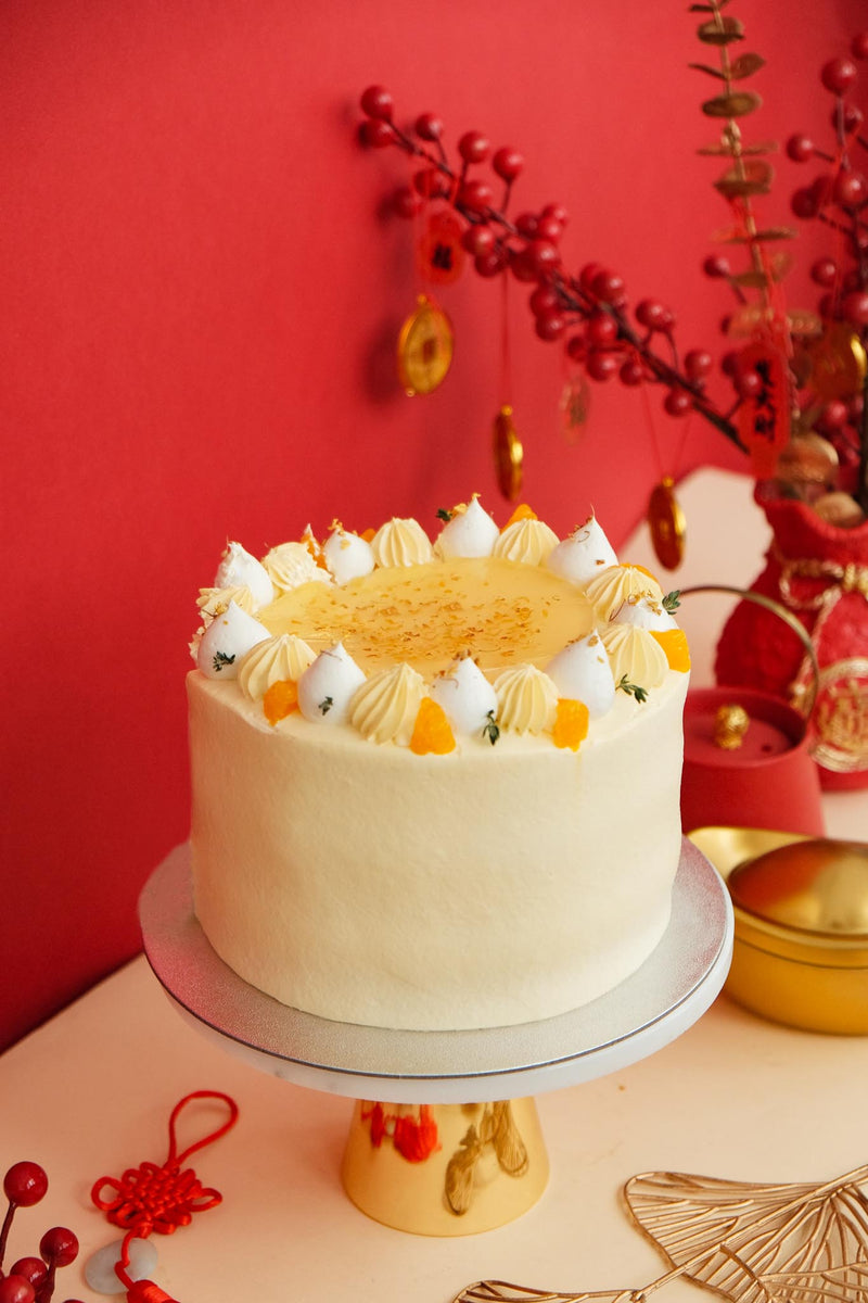 Japanese Mandarin Osmanthus Cotton Cake