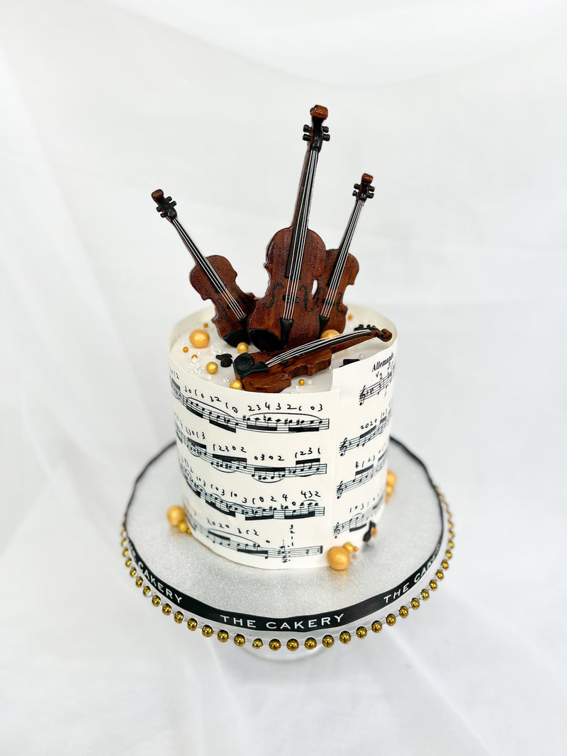 Amazon.com: Guitar Happy Birthday Cake Topper Black Glitter Musical Music  Notes Cake Decoration Band Music Lover Theme Birthday Party Supplies for  Musician : Grocery & Gourmet Food