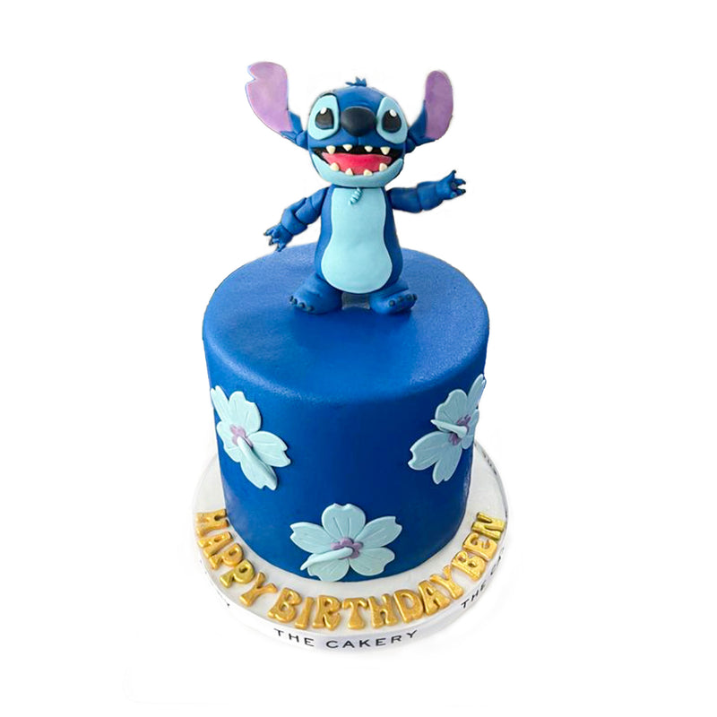 Stitch birthday cake, Food & Drinks, Homemade Bakes on Carousell